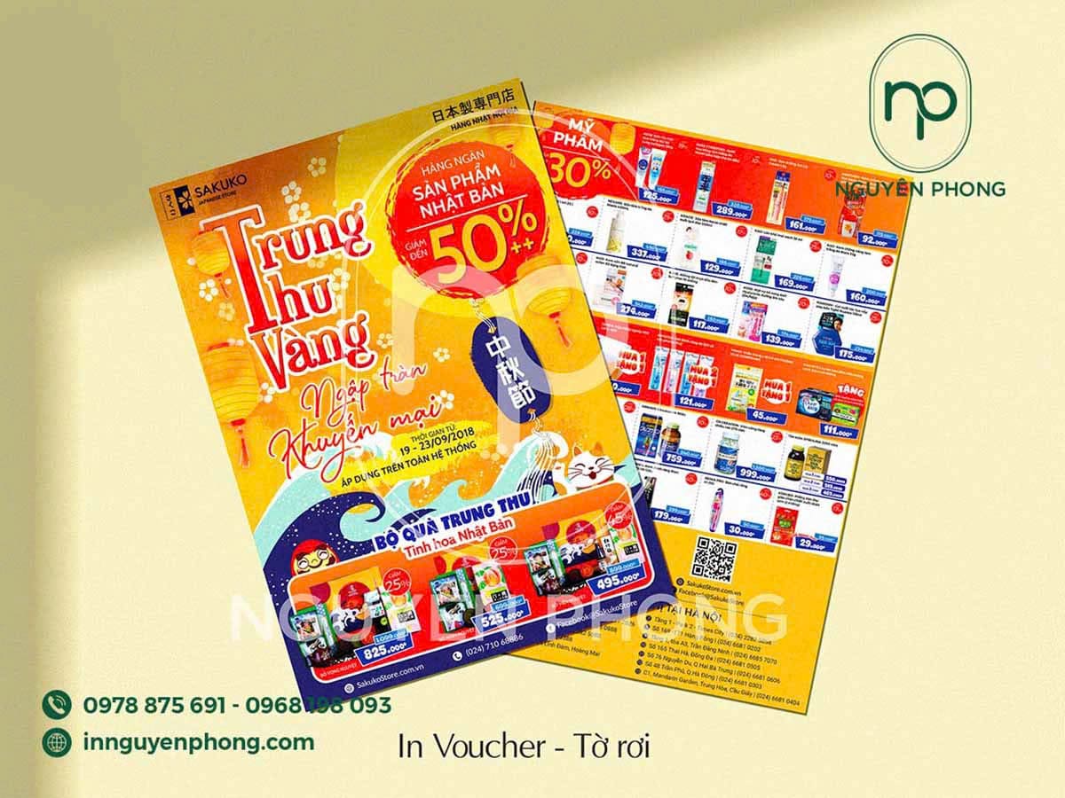 In tờ rơi giúp giới thiệu sản phẩm